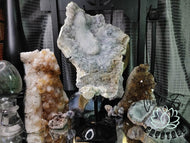 Flower Amethyst Crystal Cluster on Stand