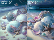 Ocean Seashell Starfish Diamond Paintings 2pc (12