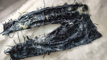 Load image into Gallery viewer, Shein Grunge Mummy Fringe Leggings XXL/16 NWT
