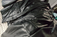 Load image into Gallery viewer, Laundry by Shelli Segal Black Faux Leather Jacket XL
