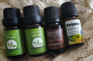 Essential Oils Lot (2sealed/2open-ALL FULL)