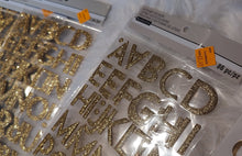 Load image into Gallery viewer, Recollections Black &amp; Gold Alphabet Stickers (9pkgs)
