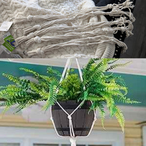 30" Macrame Plant Hanger x5pcs