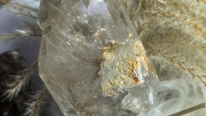 4" Rutilated Rainbow Smokey Quartz Crystal Tower