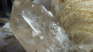 4" Rutilated Rainbow Smokey Quartz Crystal Tower