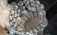 Load image into Gallery viewer, Crystal Candle Holder Set 4pcs (great for Utensils, Makeup, Bath)
