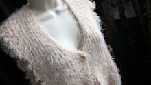 Load image into Gallery viewer, Oak + Fort Faux Fur Shag Peach Vest MD
