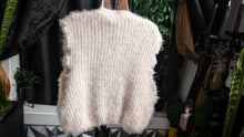 Load image into Gallery viewer, Oak + Fort Faux Fur Shag Peach Vest MD
