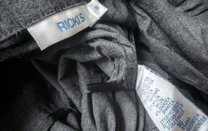 Ricki's Grey Rouched Blazer Jacket sz16/XL
