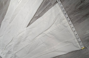 White Boho Linen Wide Leg Pants (Small-no Tags)