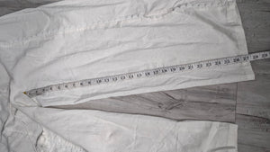 White Boho Linen Wide Leg Pants (Small-no Tags)