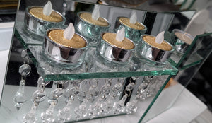 Mirror Candle Holders x2
