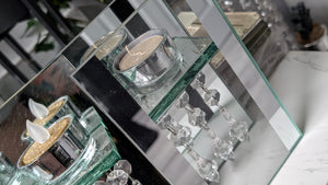 Mirror Candle Holders x2