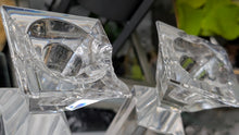 Load image into Gallery viewer, Bohemia Lead Crystal Candle Holders 10&quot; (chipped)
