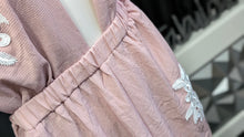 Load image into Gallery viewer, Covet Dusty Rose Short Halter Romper Suit XL
