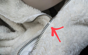 Warehouse One Ivory Sherpa Comfy Hoodie 3X