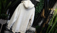 Load image into Gallery viewer, Warehouse One Ivory Sherpa Comfy Hoodie 3X

