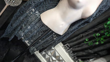 Load image into Gallery viewer, Mossimo Nautical Knit Mesh Cardigan MD

