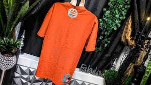 Men's Metallic Blue Ocean Drip T-Shirt SM NEW