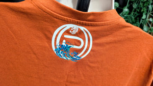 Men's Metallic Blue Ocean Drip T-Shirt SM NEW