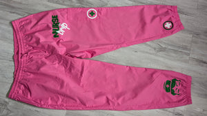 Nurse Drip Glitter Green & Pink Medical Scrub Pants XL