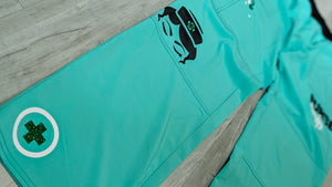 Nurse Drip Glitter Minty Green Medical Scrub Pants LG