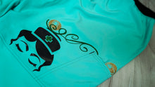 Load image into Gallery viewer, Nurse Drip Glitter Minty Green Medical Scrub Pants LG
