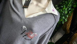 TRUTH by Republic Gothic Collegiate Linen Sweater XL