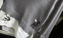 Load image into Gallery viewer, TRUTH by Republic Gothic Collegiate Linen Sweater XL
