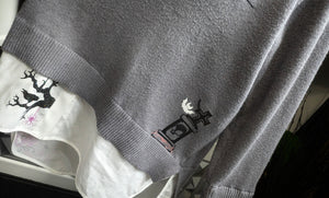 TRUTH by Republic Gothic Collegiate Linen Sweater XL