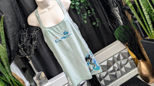 Ocean Drip Mermaid Anchor Tank Top LG-XL