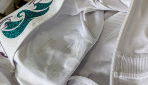 ACX Ocean Drip Glitter Handmade Octopus Athletic Jacket LG