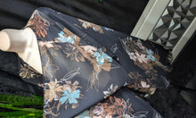 Load image into Gallery viewer, Eclipse Black Floral Sheer Cover Up Shawl MD-XL
