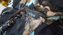 Load image into Gallery viewer, Eclipse Black Floral Sheer Cover Up Shawl MD-XL

