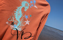 Load image into Gallery viewer, Vixen Drip Gothic Ocean Vibes Seahorse Shirt SM
