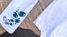 Load image into Gallery viewer, ACX Ocean Drip Glitter Handmade Octopus Athletic Jacket LG
