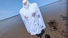 Load image into Gallery viewer, ACX Ocean Drip Glitter Mermaid Athletic Jacket LG
