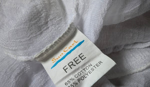 Sun Carl White Boho Beach Cover Up SM-XL