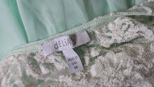 Load image into Gallery viewer, Delia&#39;s Mint Lace Coquette Sheer Mini Dress MD
