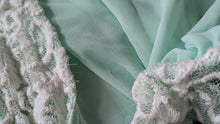 Load image into Gallery viewer, Delia&#39;s Mint Lace Coquette Sheer Mini Dress MD
