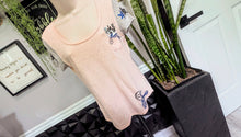 Load image into Gallery viewer, Ocean Drip Octopus Glitter Tee Shirt Top SM
