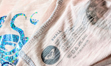 Load image into Gallery viewer, Ocean Drip Octopus Glitter Tee Shirt Top SM
