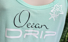 Load image into Gallery viewer, Ocean Drip Mint Starfish Tank Top LG NEW

