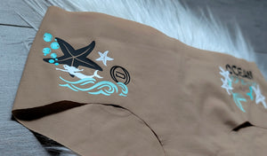 Ocean Drip & Salt Life Hibiscus & Starfish Panties XL