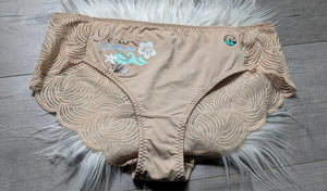 Ocean Drip Hibiscus & Starfish Panties XL NEW