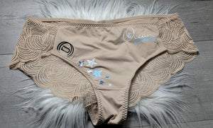Ocean Drip Hibiscus & Starfish Panties XL NEW