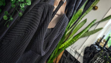 Load image into Gallery viewer, Killstar Black Sweater Knit Oversize Hood Cape Shawl O/S

