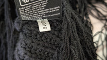 Load image into Gallery viewer, Killstar Black Sweater Knit Oversize Hood Cape Shawl O/S
