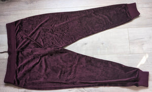 Calvin Klein Deep Purple Velour Lounge Pants XL