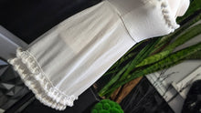 Load image into Gallery viewer, Princess Polly White Linen Boho Mini Dress sz2
